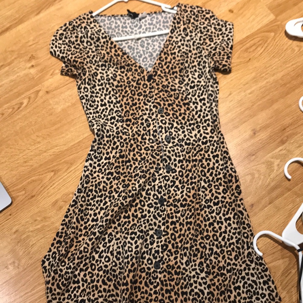 Leopard print dress